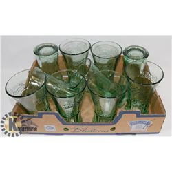 LOT OF 10 COLLECTABLE COCA-COLA GLASSES
