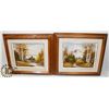 Image 1 : VINTAGE SET OF 2 OIL PAINTINGS