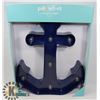 Image 1 : NEW BLUE FINISH ANCHOR MARQUEE LIGHT APPROX. 18" X
