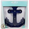 Image 1 : NEW BLUE FINISH ANCHOR MARQUEE LIGHT APPROX. 18" X