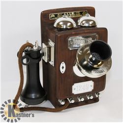 VINTAGE 1982 JIM BEAM 1913 WALL TELEPHONE