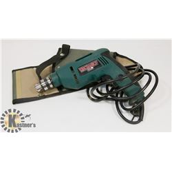 CORDED DRILL WITH BELT CARRY HOLSTER