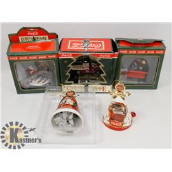 FLAT OF COCA COLA CHRISTMAS COLLECTIBLES