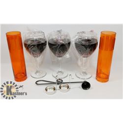 FLAT OF PARTYLITE CANDLE HOLDERS AND ACCESSORIES