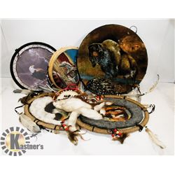 FLAT OF NATIVE THEMED DREAM CATCHERS/DECORATIONS