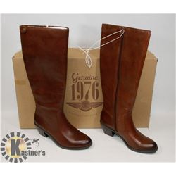 NEW GENUINE 1976 GENUINE LEATHER BOOTS SZ 8.5