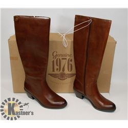 NEW GENUINE 1976 GENUINE LEATHER BOOTS SZ 8