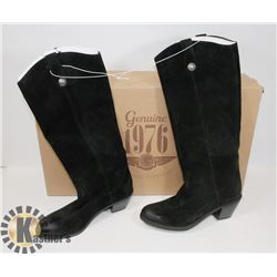 NEW GENUINE 1976 GENUINE LEATHER BOOTS SZ 9