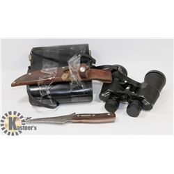 HANIMEX COATED OPTICS FIELD GLASSES 10X50 IN CASE