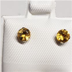 10K YELLOW GOLD CITRINE EARRINGS