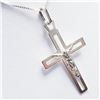 Image 2 : SILVER CROSS NECKLACE