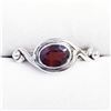 Image 1 : SILVER GARNET WITH JACKET RING
