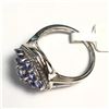 Image 3 : SILVER TANZANITE RING