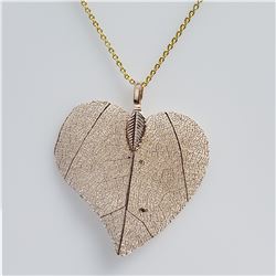 NATURAL LEAF NECKLACE