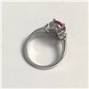 Image 3 : SILVER RUBY CUBIC ZIRCONIA RING