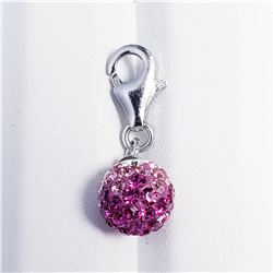 SILVER CUBIC ZIRCONIA PENDANT