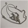Image 3 : SILVER ENAMEL CUBIC ZIRCONIA PENDANT