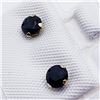 Image 2 : 10K YELLOW GOLD SAPPHIRE EARRINGS