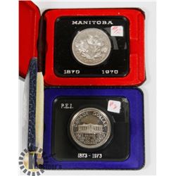LOT OF 2 CANADA $1 COINS 1973, 1970