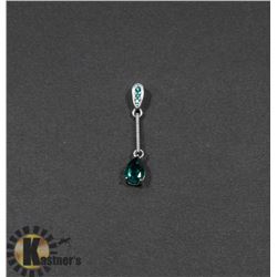 #139-GREEN TOURMALINE PENDANT