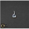 Image 1 : #153-GENUINE SKY BLUE TOPAZ & CZ PENDANT