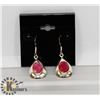 Image 1 : # 45- RUBY DANGLING EARRINGS