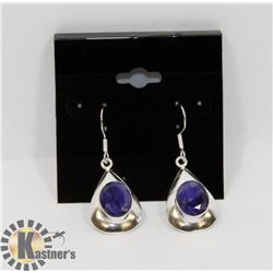 # 44-BLUE SAPPHIRE DANGLING EARRINGS
