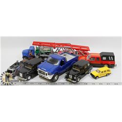 FLAT OF DIE CAST CARS