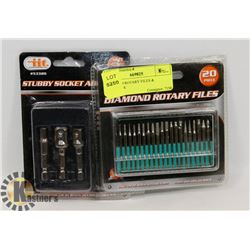 DIAMOND ROTARY FILES & ADAPTORS