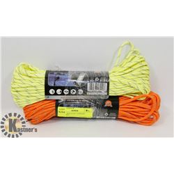 2 - 100FT ROLLS OF 7 STRAND PARACORD