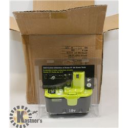 CASE OF 4 POWER IT 18V REPLACEMENT BATTERIES