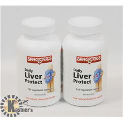 LOT OF 2 SANGSTERS DAILY LIVER PROTECT TABLETS
