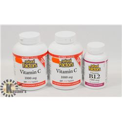 LOT OF NATURE FACTORS VITAMINS INCL VITAMIN C &