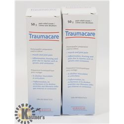 LOT OF 2 TRAUMACARE PAIN RELIEF CREAM