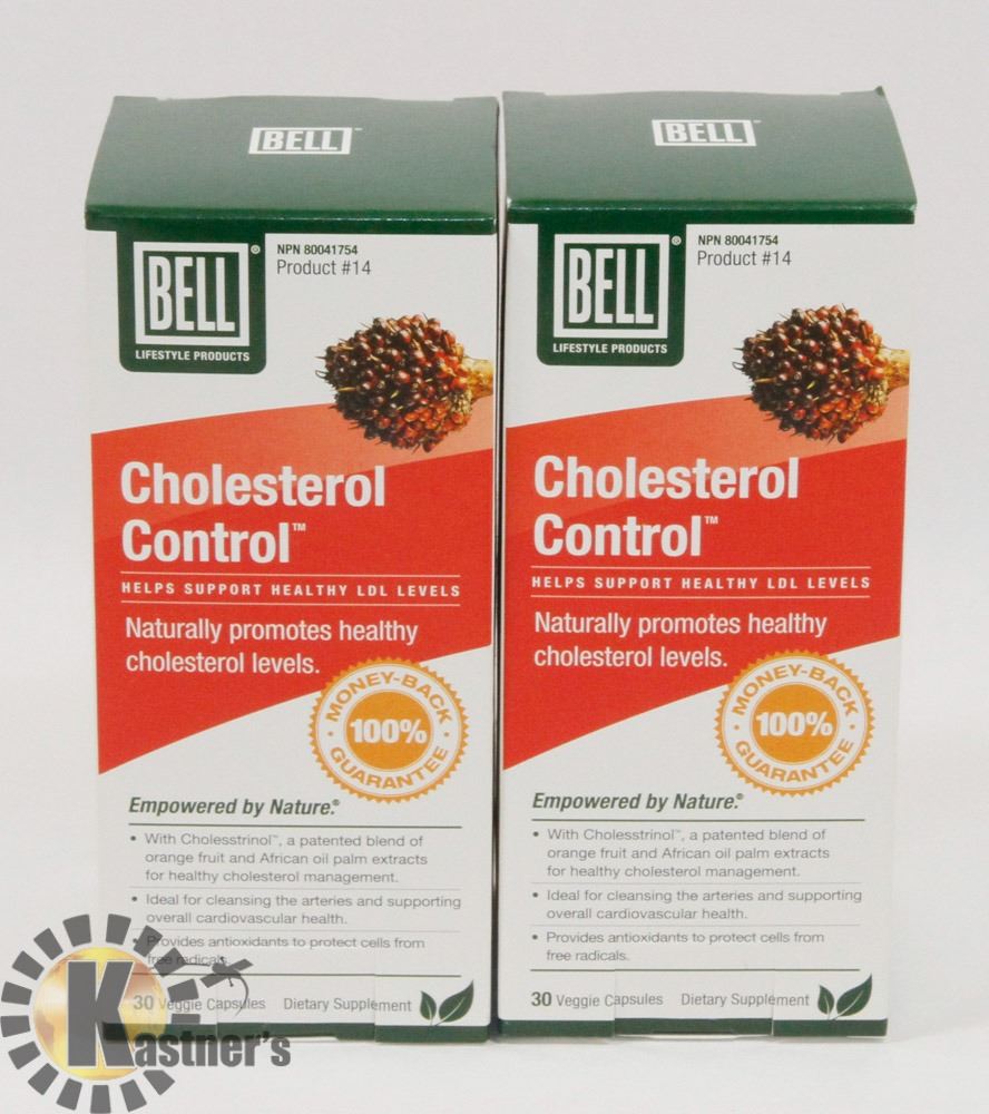 LOT OF 2 BELL CHOLESTEROL CONTROL TABLETS