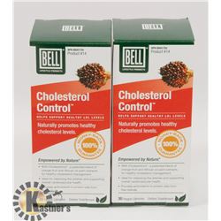 LOT OF 2 BELL CHOLESTEROL CONTROL TABLETS