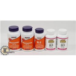LOT OF NATURE FACTORS & NOW VITAMINS INCL B3, B2,