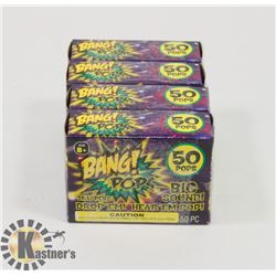 4 NEW PACKS BANG! POPS / 50 PER