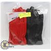 Image 1 : 2 PACK LADIES LEATHER GLOVES SZ LARGE