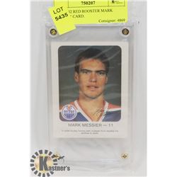 1981-1982 RED ROOSTER MARK MESSIER CARD.