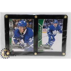 AUSTON MATTHEWS & MITCH MARNER FRAMED ROOKIE