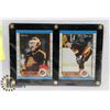 Image 1 : TREVOR LINDEN & KIRK MCLEAN FRAMED 1989-1990