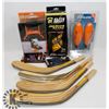 Image 1 : FLAT OF NEW ITEMS INCLUDING SKATE GUARD (MED),