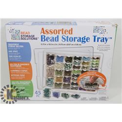 45PC ASSORTED BEAD STORAGE TRAY