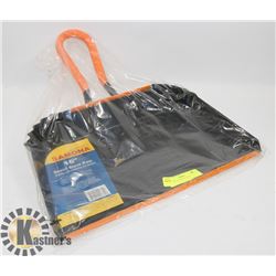 NEW 16" STEEL DUST PAN