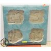 Image 1 : PACK OF 4 GARDEN STONES