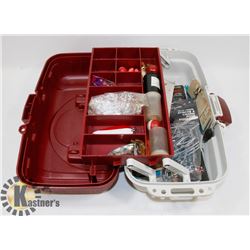 PLANO FISHING TACKLE BOX WITH CONTENTS
