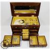 Image 1 : ESTATE JEWELRY BOX AND CONTENTS