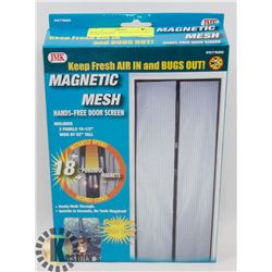 NEW MAGNETIC MESH HANDS FREE DOOR SCREEN
