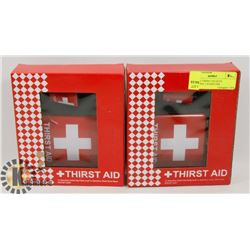 LOT OF 2 THIRST AID KITS INCLUDING 1 STAINLESS